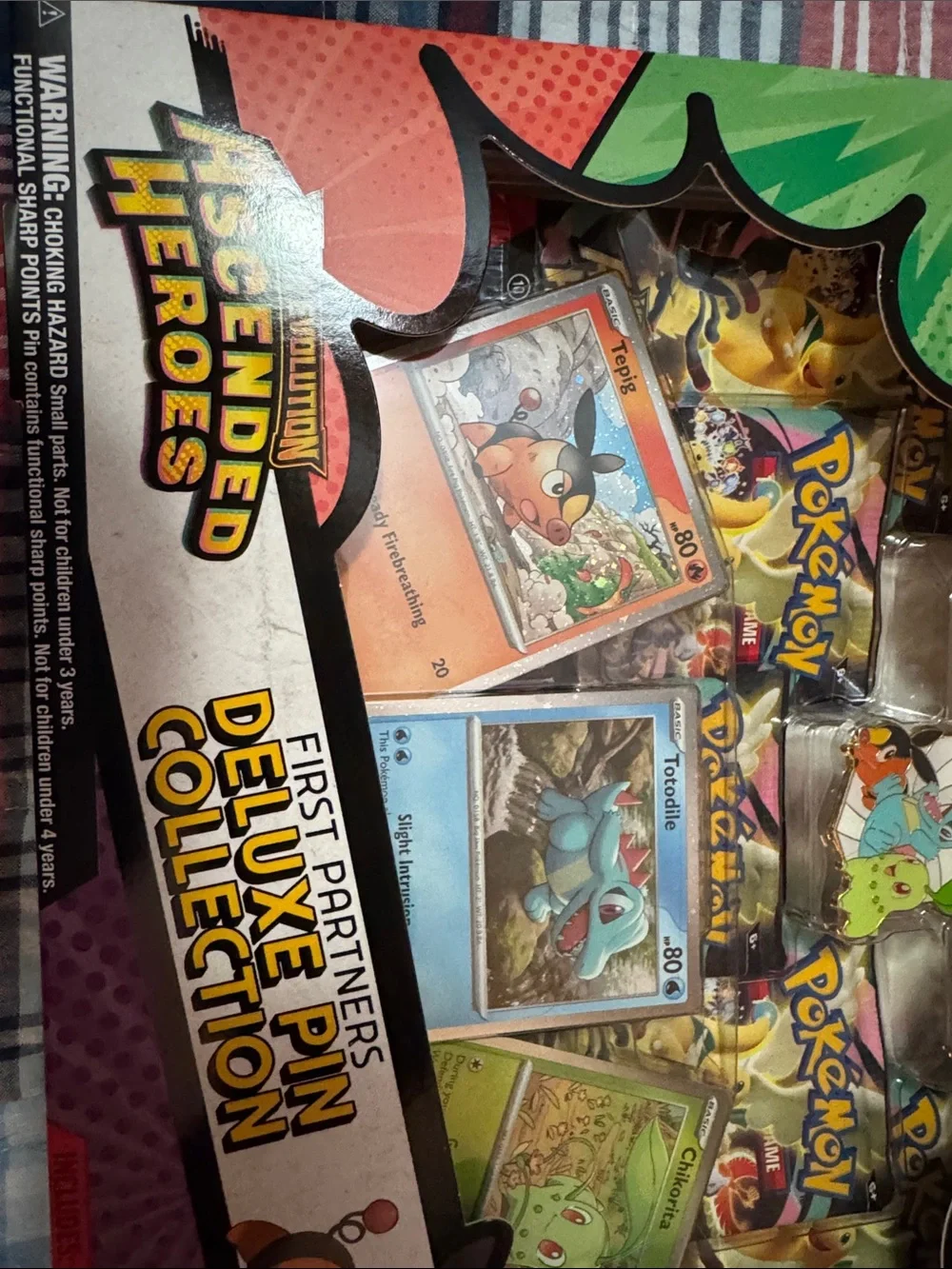 Pokemon First Partners Deluxe Pin Collection - Yellow Blue Green
